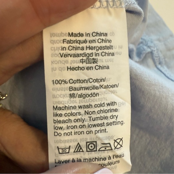 J Crew Knit Goods Essential Cotton Washed Jersey Short Sleeve Pocket TShirt Fish - Picture 10 of 12